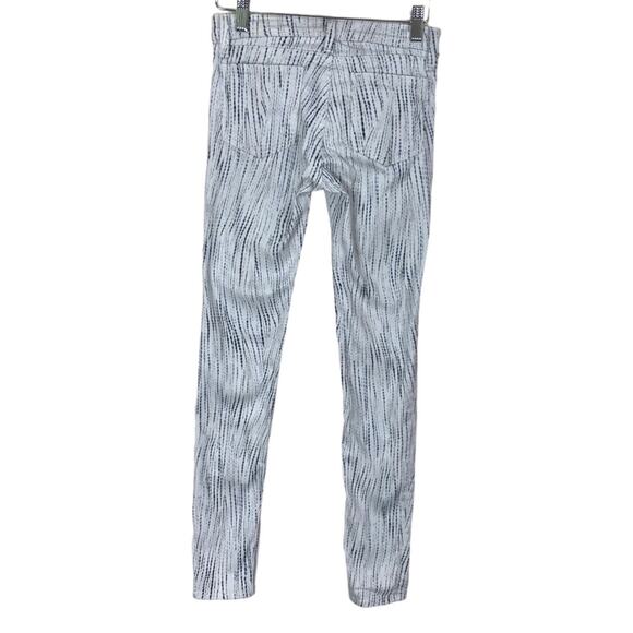 Rag & Bone Skinny Jeans in Riptide Tie Dye Stripe Wash Size 25 - Picture 3 of 10